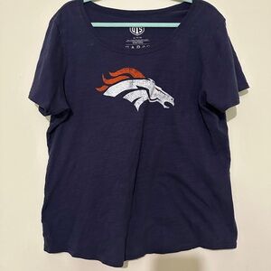 NFL Team Logo Navy T-Shirt - Denver Broncos
